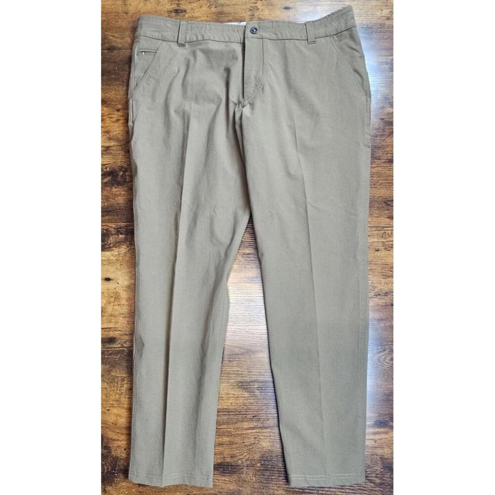 Kuhl Resistor Chino Hiking Brown Pants Men's 38x30 Tapered Stretch